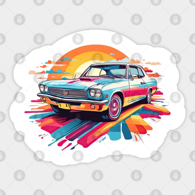 chevrolet chevelle ss 454 Sticker by Elysium Studio